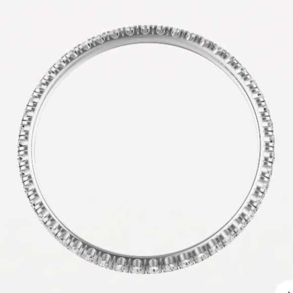 Étincelle de Cartier Eternity Diamond Wedding Band 0.50 ct. 18K W Gold SZ 5.75 - Picture 4 of 11